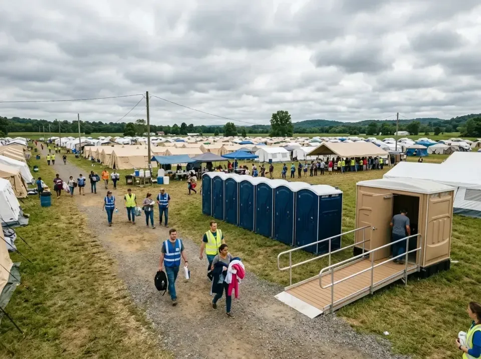 disaster-relief-camp-restrooms-010 — frequently asked questions, Dumpster & Portable Bathrooms Rental in Felida, WA